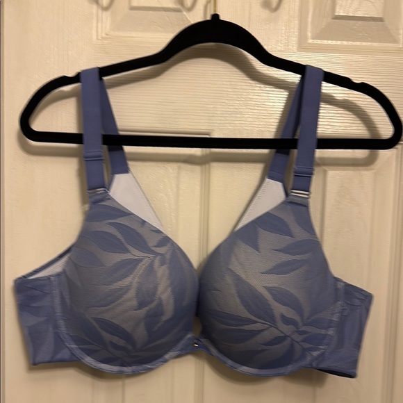 NWOT Cacique Blue Backsmoother Full Coverage Bra - Picture 1 of 7